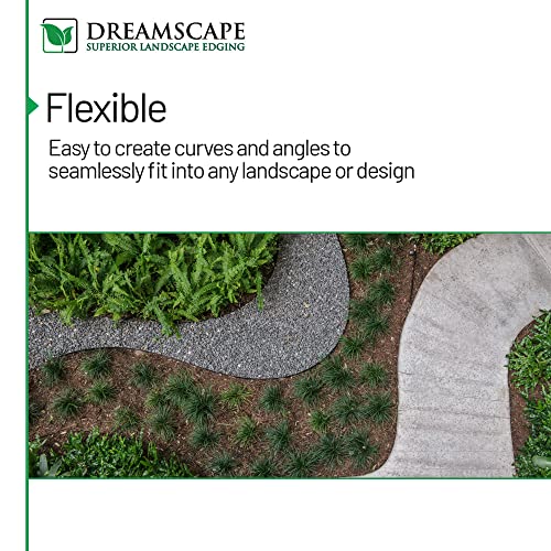 Dreamscape Cleanline Landscape Aluminum Edging 1/8 x 4 x 8 Black Anodized 120'