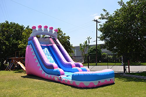 JumpOrange Commercial Inflatable Water Slide Princess Tiara
