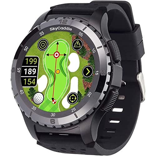 SkyCaddie LX5C Golf GPS Watch Black Bundle with Golf Tool