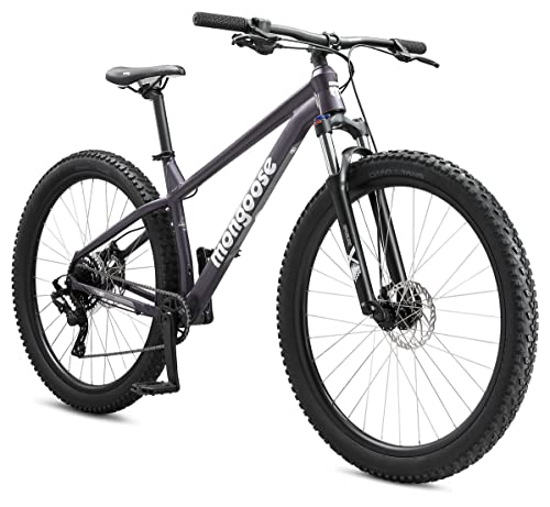 Mongoose Switchback 1 Mountain Bike 8-Speed Drivetrain 27.5-Inch Wheels Purple
