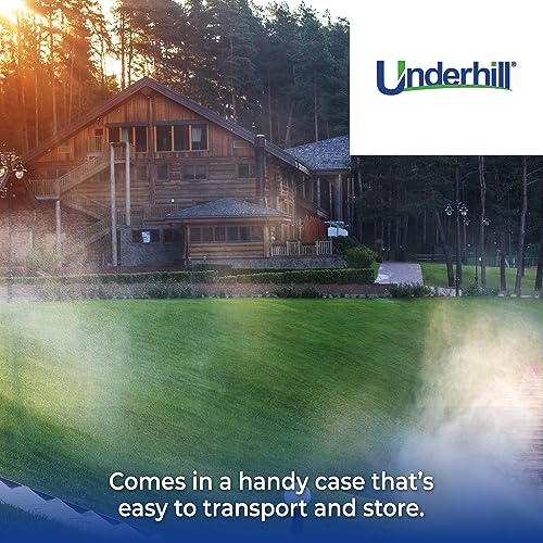 Underhill NozzleLocker Garden Water Hose Nozzle Kit with ¾ Inch Magnum UltraMax Turbo Shift Nozzle Black