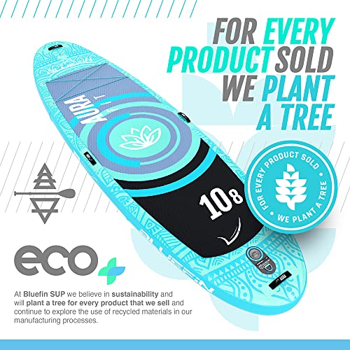 Bluefin SUP 10′8″ Aura FIT Stand Up Paddle Board Kit Blue