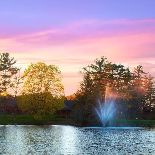 Scott Aerator Amherst 1HP 230V Maintenance-Free Stainless Steel Pond Fountain