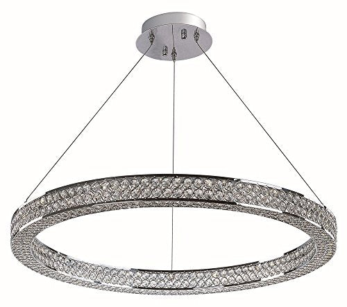 Maxim Eternity Pendant 1 Light Silver