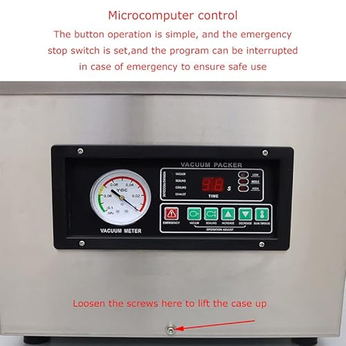 INTSUPERMAI Chamber Vacuum Sealer Machine for Food - Commercial & Home Use 110V