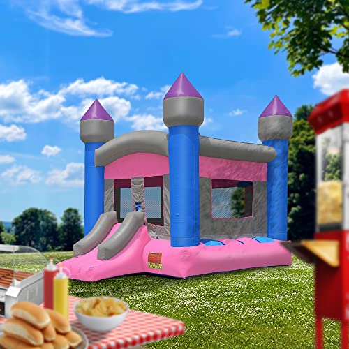 Cloud 9 Commercial Grade Princess Castle Bounce House 100% PVC 13'x13' Multicolor