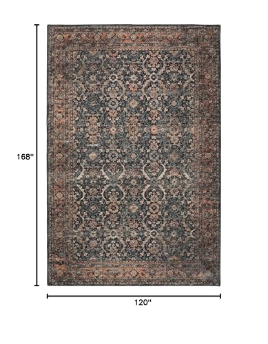 Dalyn Rugs Jericho JC1 Area Rug 10' x 14' Charcoal