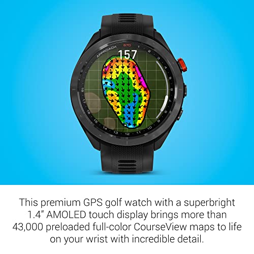 Certified Brands Garmin Approach S70 Golf Smartwatch 47mm Black