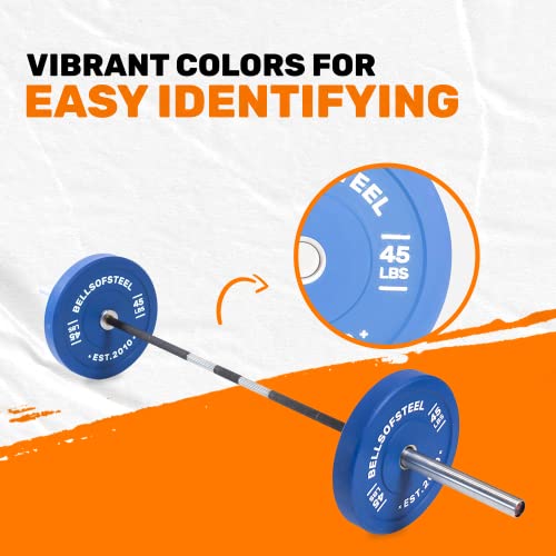 Bells of Steel Colored Bumper Plates - Olympic Weight Set