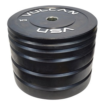 VULCAN 340LB Black Bumper Plate Set Bravo