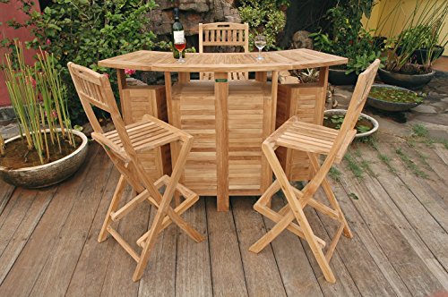Anderson Teak Altavista 5-Piece Bar Set