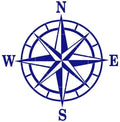 Custom Mosaics, Inc. Nautical Medallion Porcelain Swimming Pool Mosaic (50" X 48")