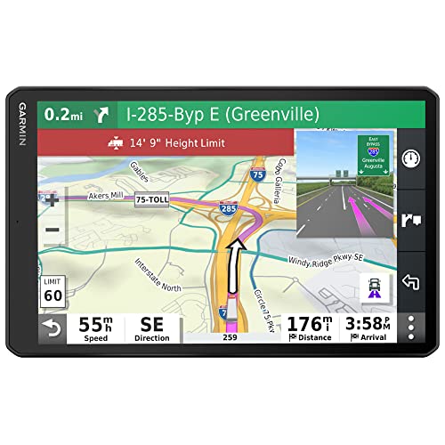 Garmin dezl OTR1000 10" GPS Truck Navigator Bundle with Premium 2YR CPS Black