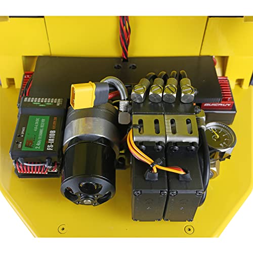 TOUCAN RC HOBBY 1/14 6X6 Metal Hydraulic RC Articulated Dumper Truck Yellow
