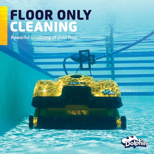 Dolphin Wave 140 Commercial Robotic Pool Vacuum Cleaner Yellow
