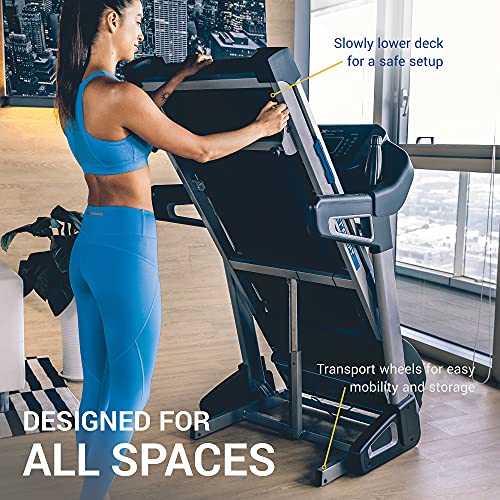 XTERRA Fitness TRX4500 Portable Treadmill Black Silver