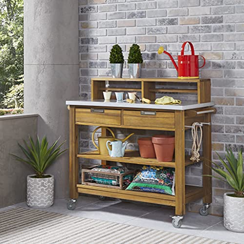 Homestyles Maho Potting Bench Brown