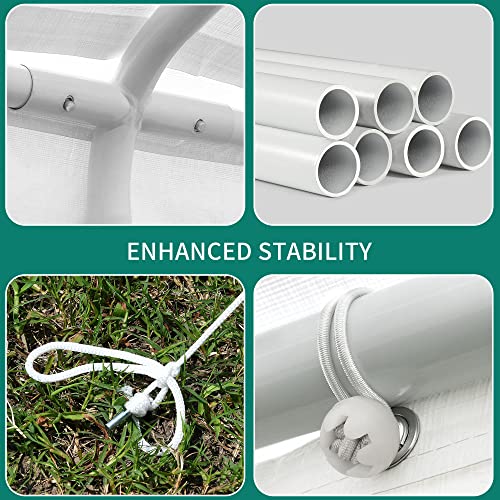 YITAHOME 20x40 ft Heavy Duty Party Tent with Removable Sidewalls White