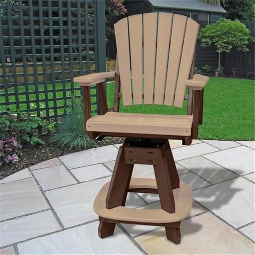 American Furniture Classics Five Piece Round Counter Height Dining Set Cedar/Tudor Brown