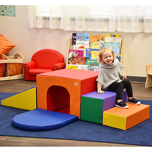 Children's Factory Baby Crawling Tunnel & Foam Climbing Blocks Primary
