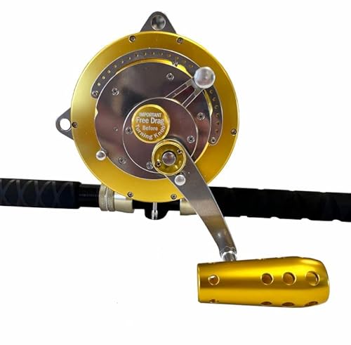 EAT MY TACKLE 130W 2-Speed Reel Tournament Edition Straight Rod 2-Pack