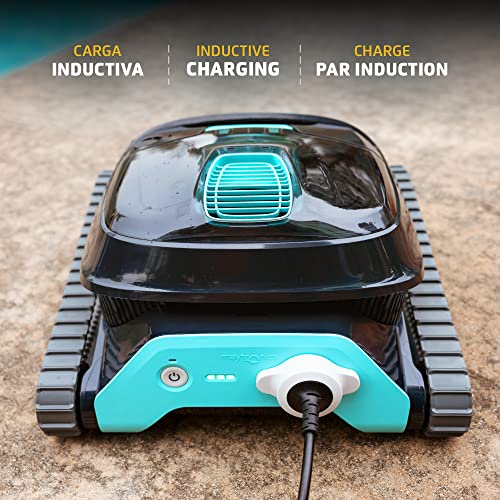 Dolphin Liberty 300 Cordless Magnetic Charge Robotic Pool Vacuum Cleaner Blue