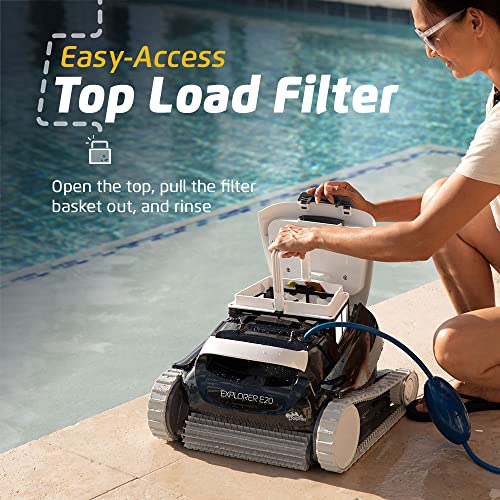 Dolphin Explorer E20 Robotic Pool Vacuum Cleaner Gray