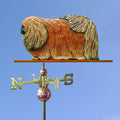 Pekingese Hand Carved & Painted Weathervane Red 32 Inch