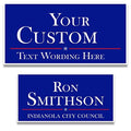 VictoryStore Custom Political Yard Sign 2-Sided Print with 2 Stakes Corrugated Plastic 18x24 Political_2