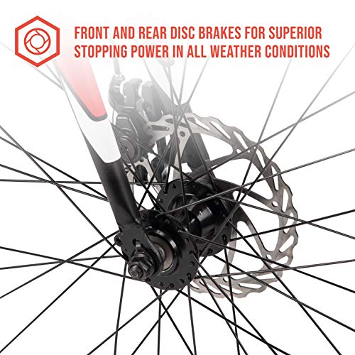 ROYCE UNION RMG 27.5" Gravel Bike 19" Frame Aluminum Shimano 16 Speed Disc Brakes Sport Black