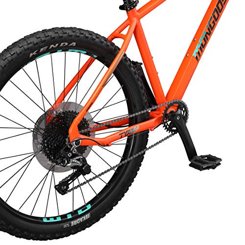 Mongoose Tyax Comp Adult Mountain Bike 29-Inch Wheels Medium Orange