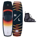 Hyperlite Baseline Wakeboard + Remix Bindings Wakeboard Package Black/Orange 146cm