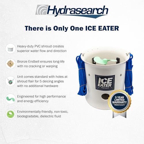 ICE EATER P1000/150 1 HP Pond Deicer with 150 ft Power Cord