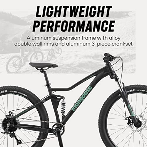 Mongoose Impasse Mountain Bike Matte Black