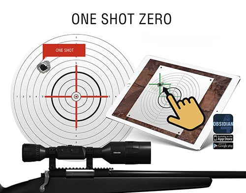 ATN ThOR 4 Thermal Rifle Scope 1.25-5x 384x288 with WiFi, Image Stabilization, Range Finder, Ballistic Calculator, Black