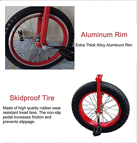 LJYT 24inch Unicycle for Trek Sports, Heavy Duty Frame Balance Bike