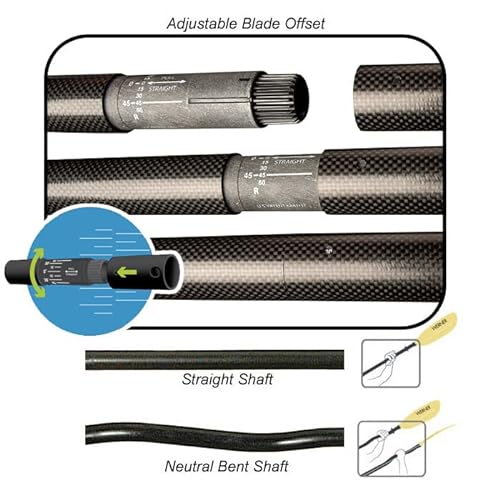 Werner Paddles Corryvreckan Carbon Bent Shaft Kayak Paddle 220cm