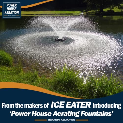 Power House Aeration Aerating Fountain F500F 1/2HP Black
