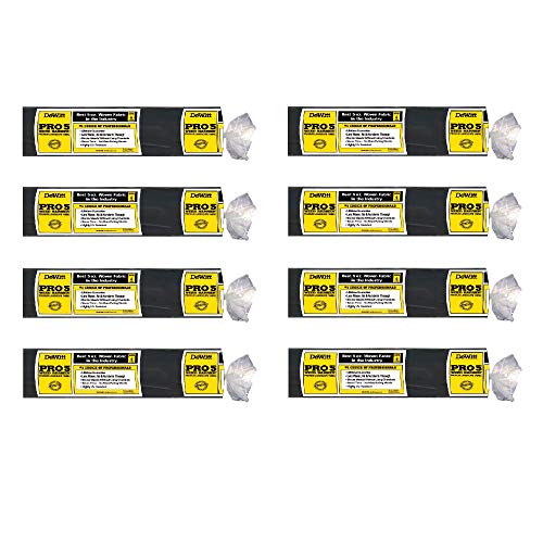 Dewitt P4 Pro 5 Ounce Weed Barrier Ground Cover Fabric Black 4 x 250 Feet 8 Pack