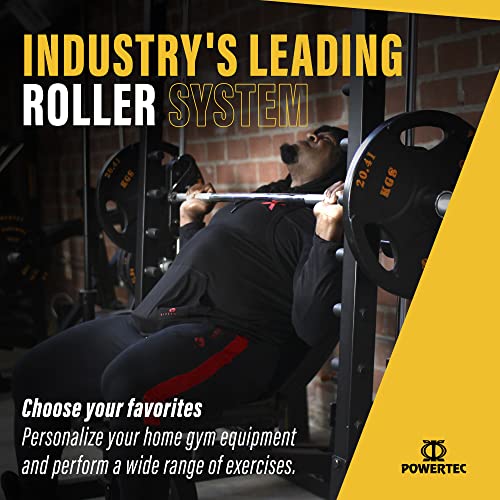 Powertec Fitness Roller Smith Machine Black