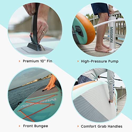 MISSION Argo Inflatable Stand Up Paddle Board iSUP