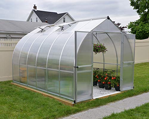 Palram Canopia Bella 8' x 12' Greenhouse Silver