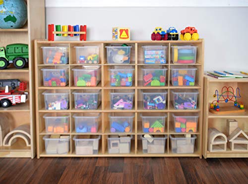 Contender 25 Cubby Birch Plywood Storage Cabinet No Bins