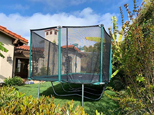Galactic Xtreme Gymnastic Rectangle Trampoline with Safety Net 10x17 Ft