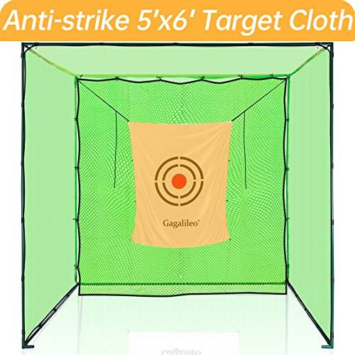 Gagalileo Golf Cage Hitting Net with Target Golf Training Aids Ball Return Net 10x10x10FT New Vision