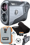 PlayBetter Bushnell Tour V5 Golf Laser Rangefinder Patriot Pack Bundle Standard - Patriot Pack, Towel & Extra Battery