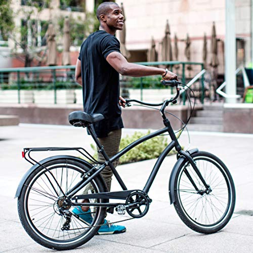 sixthreezero EVRYjourney Men's Bike Denim Honey w/ Brown Seat/Grips