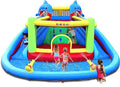 Causeair Inflatable Water Slide & Bounce House with Dolphin Styling Multi