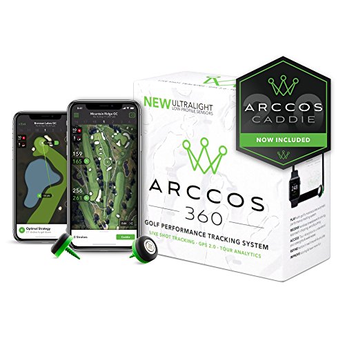 Arccos Golf 360 Golf Performance Tracking System Black