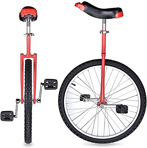 JINCAN Adjustable 20-Inch Unicycle Red
